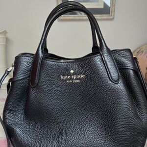 Kate Spade Black Leather Shoulder Bag